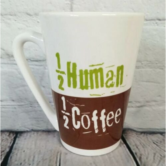 Holiday Home Other - Half Human Half Coffee Tall Coffee Latte Mug Cup Holiday Home